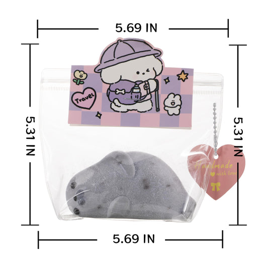 Handmade detail of QCROAD SQUISHY Taba Seal adds unique character.
