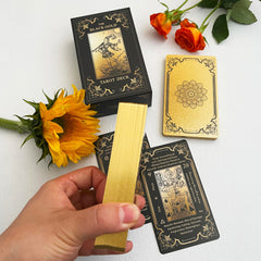 Qcsdckot 78-card tarot pack, complete set for traditional style readings.