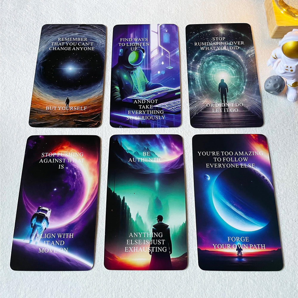 Qcsdckot Beginner-friendly tarot cards are sized for easy handling and study