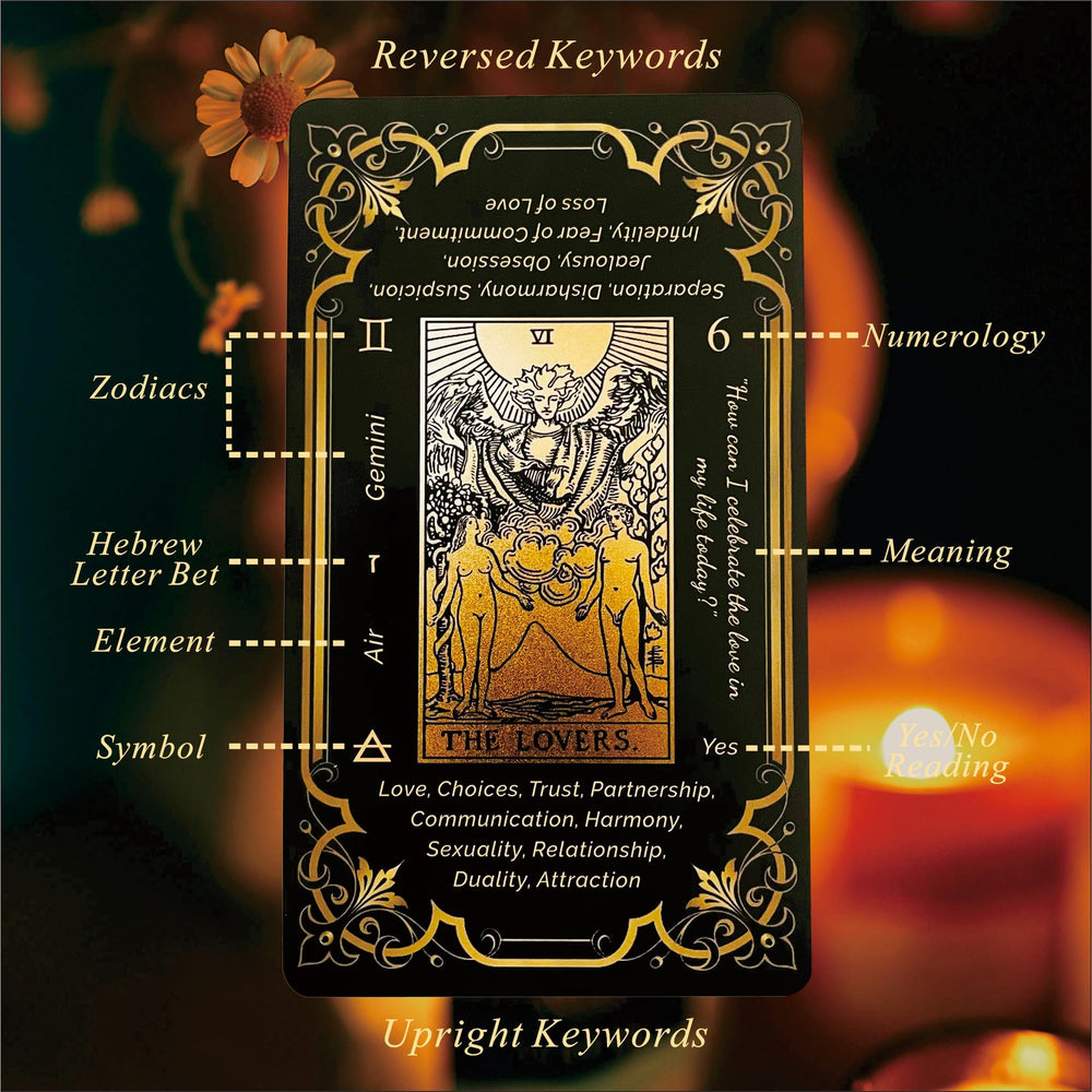 Qcsdckot tarot guide book, clear instructions for interpreting cards.