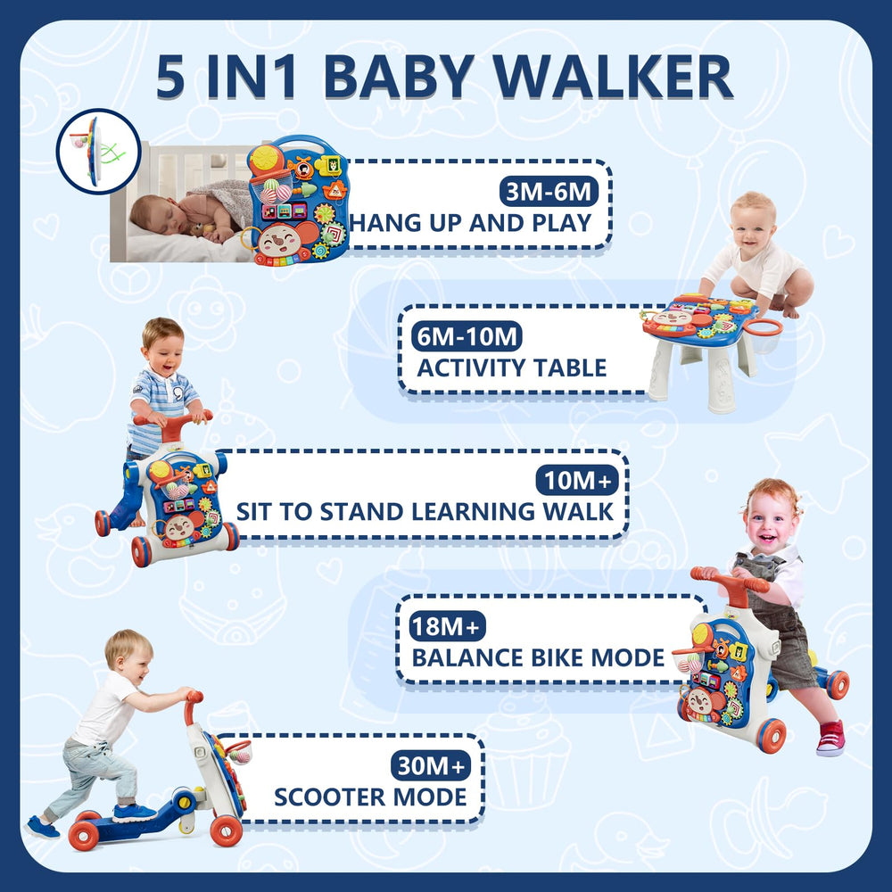 QDRAGON sit-to-stand mode helps babies transition to independent standing safely