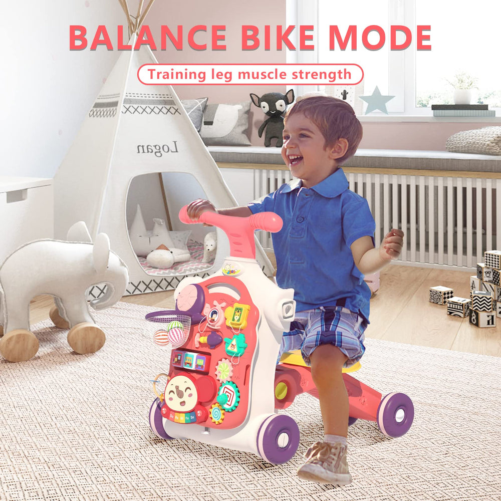 QDRAGON ball sorter and spinning rollers promote sensory exploration and fine motor skills.