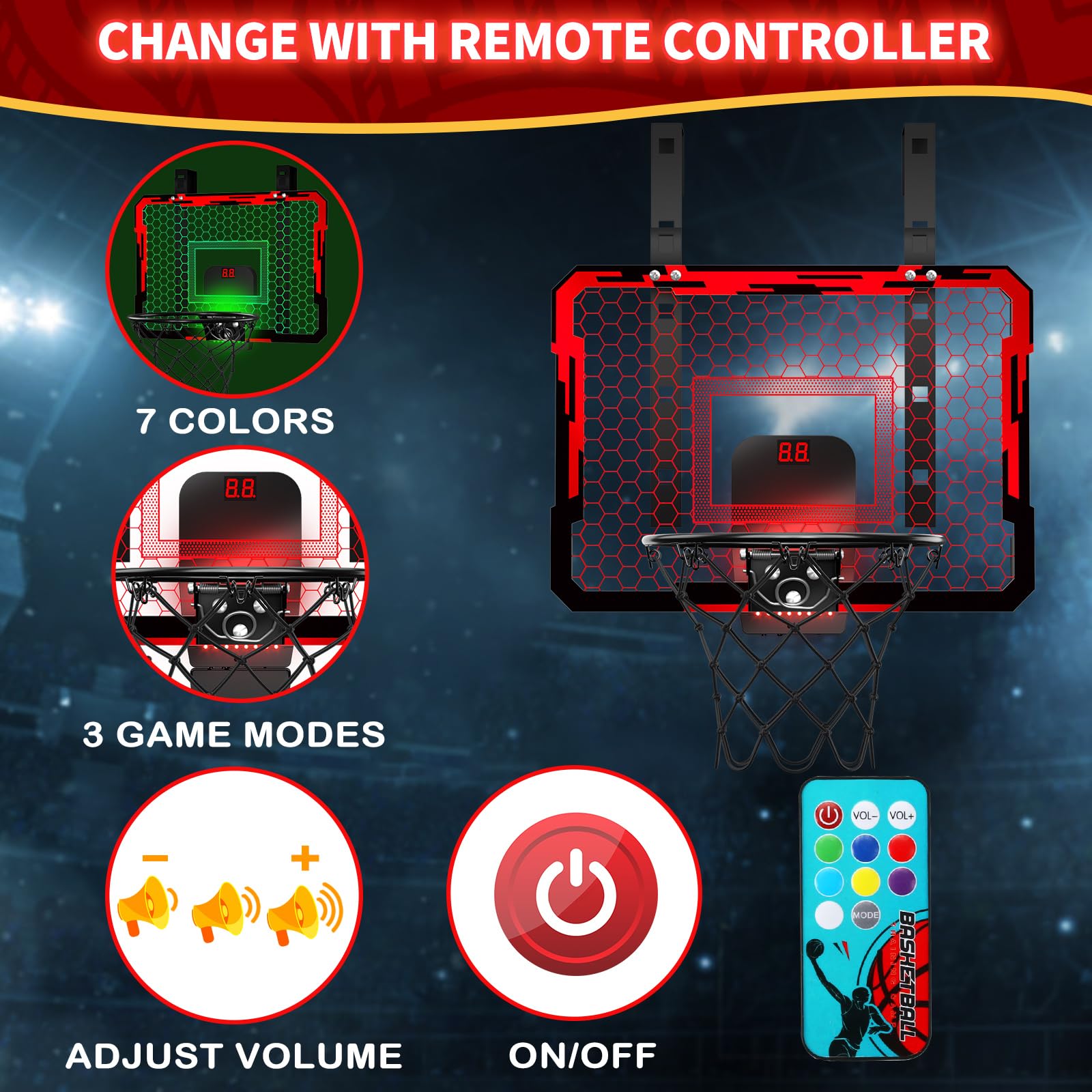 QDRAGON foldable hoop design for compact storage after playtime.