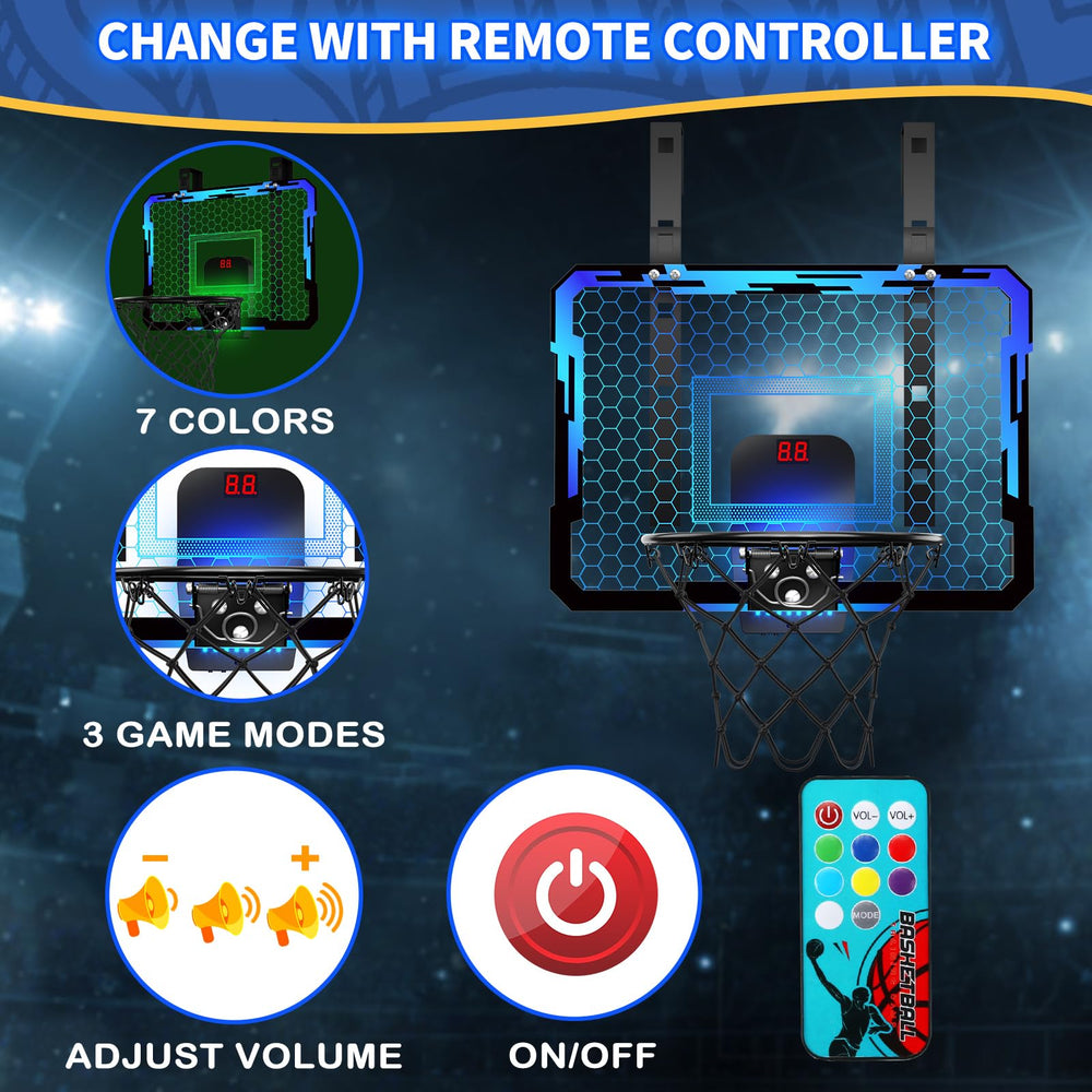 QDRAGON hoop with sounds adds cheering action to games.