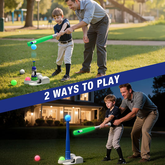 QDRAGON LED Tball Set glowing balls for night practice