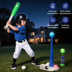 QDRAGON LED Tball Set night light in detachable bat handle
