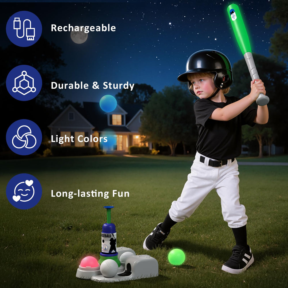 QDRAGON LED Tball Set rechargeable via USB for portability