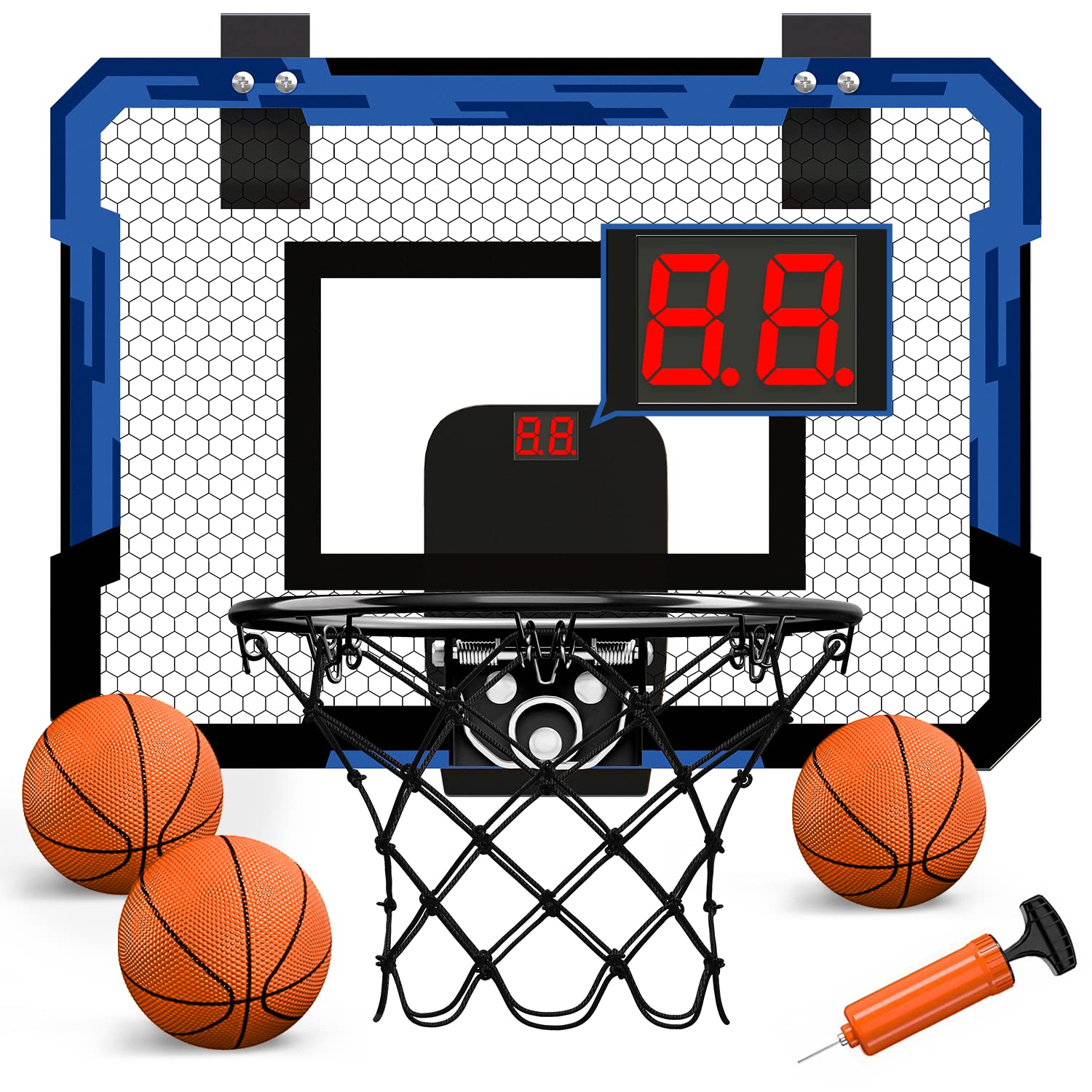 QDRAGON over-the-door hoop ready for quick setup and play.