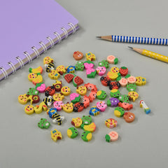 QDXATIVP animal-pattern mini erasers for classroom fun and writing
