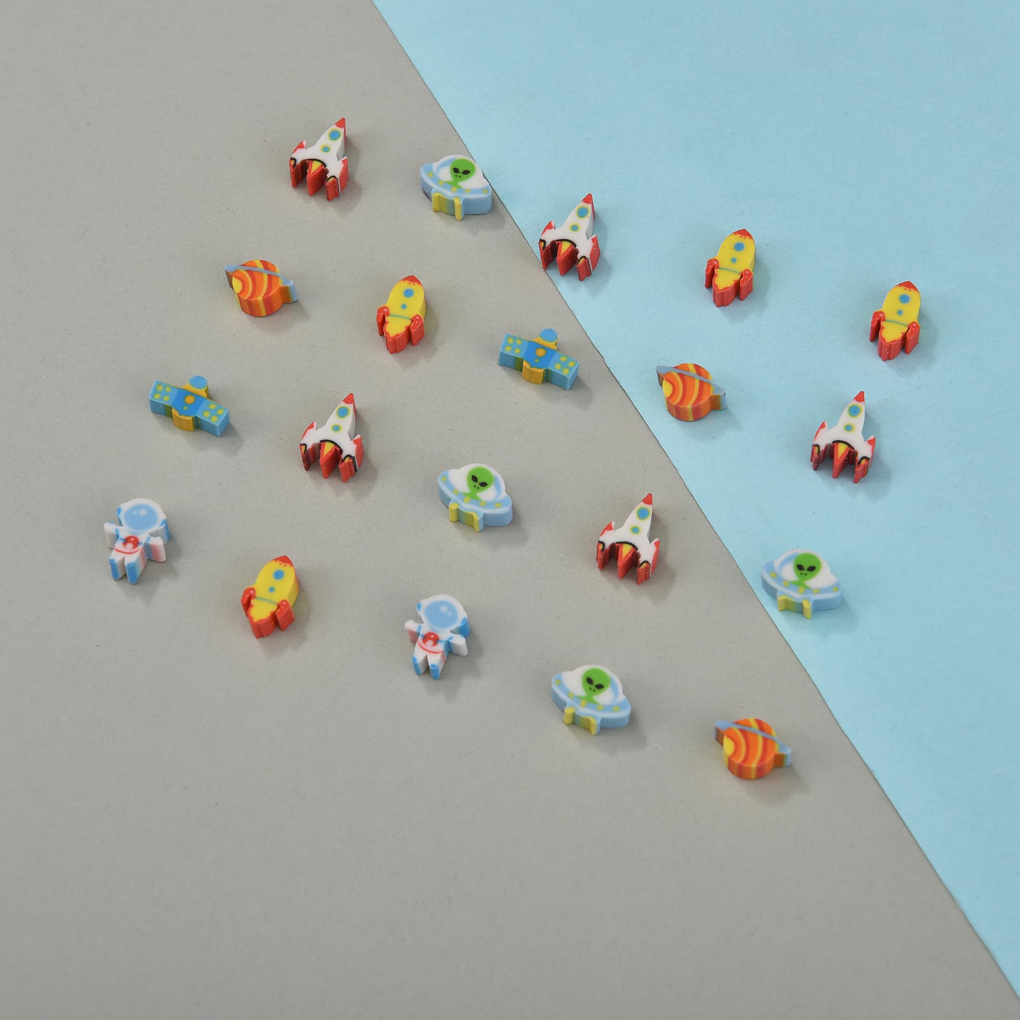 QDXATIVP astronaut erasers; great for classroom rewards and art.