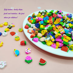 QDXATIVP cake erasers, playful toppers for papers.