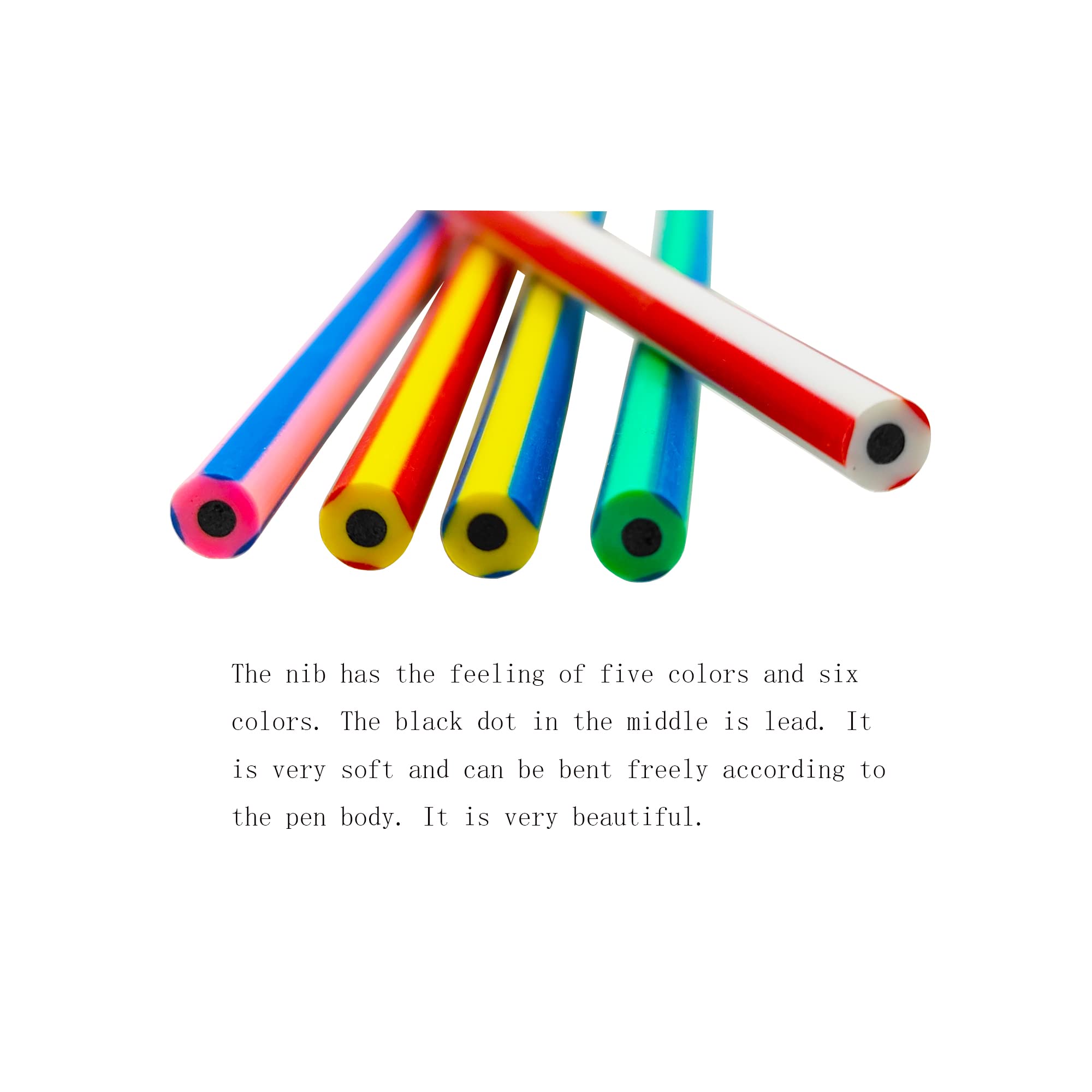QDXATIVP eraser-end bendable pencil for crafts and doodling.