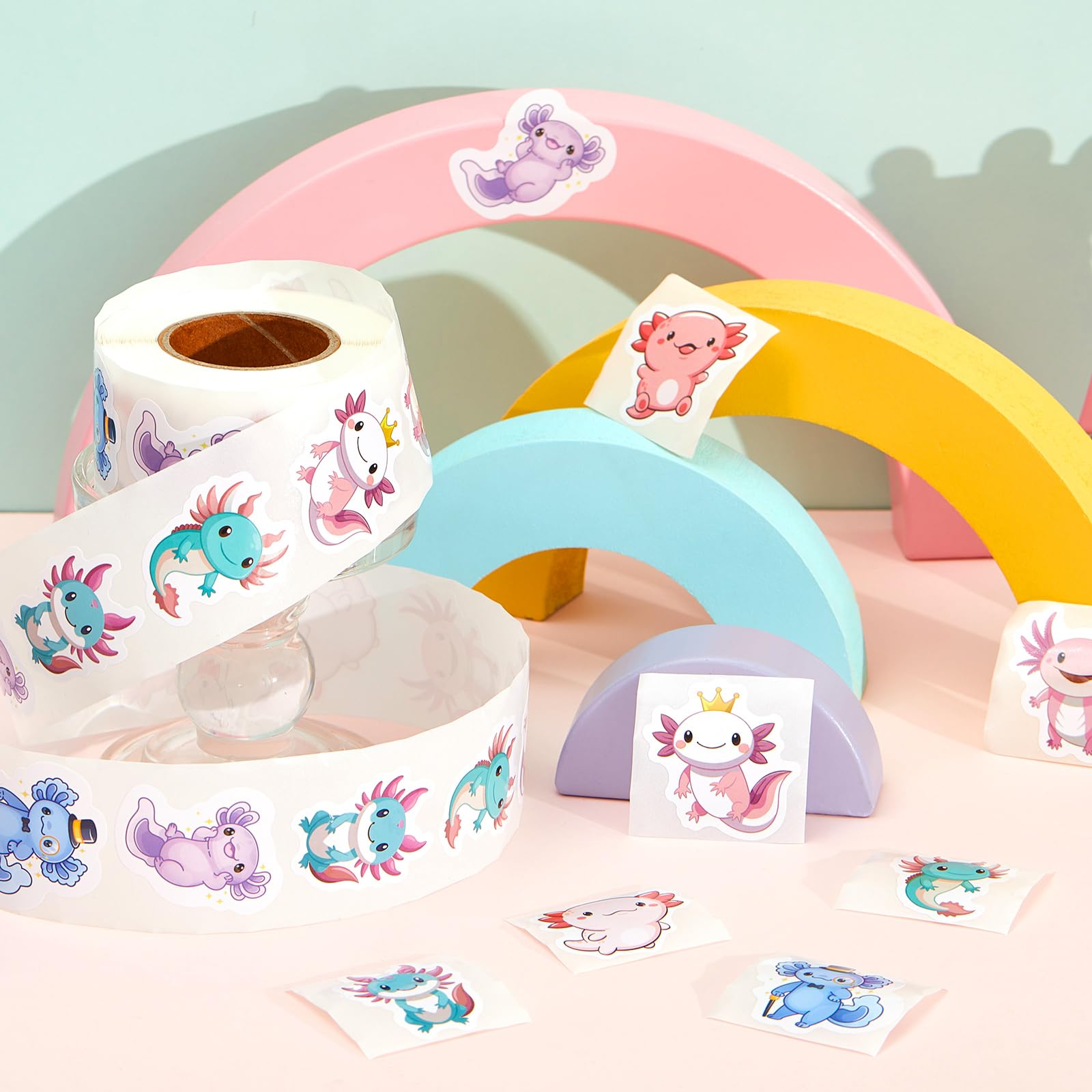 Great value 500-count roll provides ongoing fun for events and rewards.