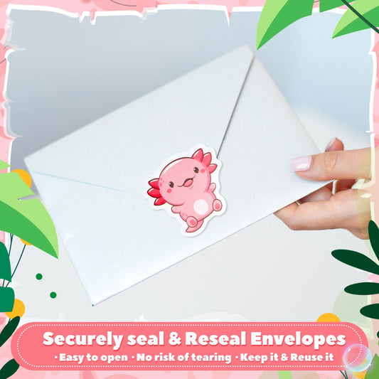 Watercolor axolotl designs offer 8 styles to suit crafts, gifts, and classroom activities.