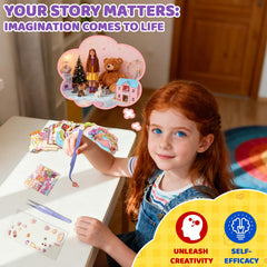 QEF waterproof, reusable stickers—easy to reapply for evolving scenes.