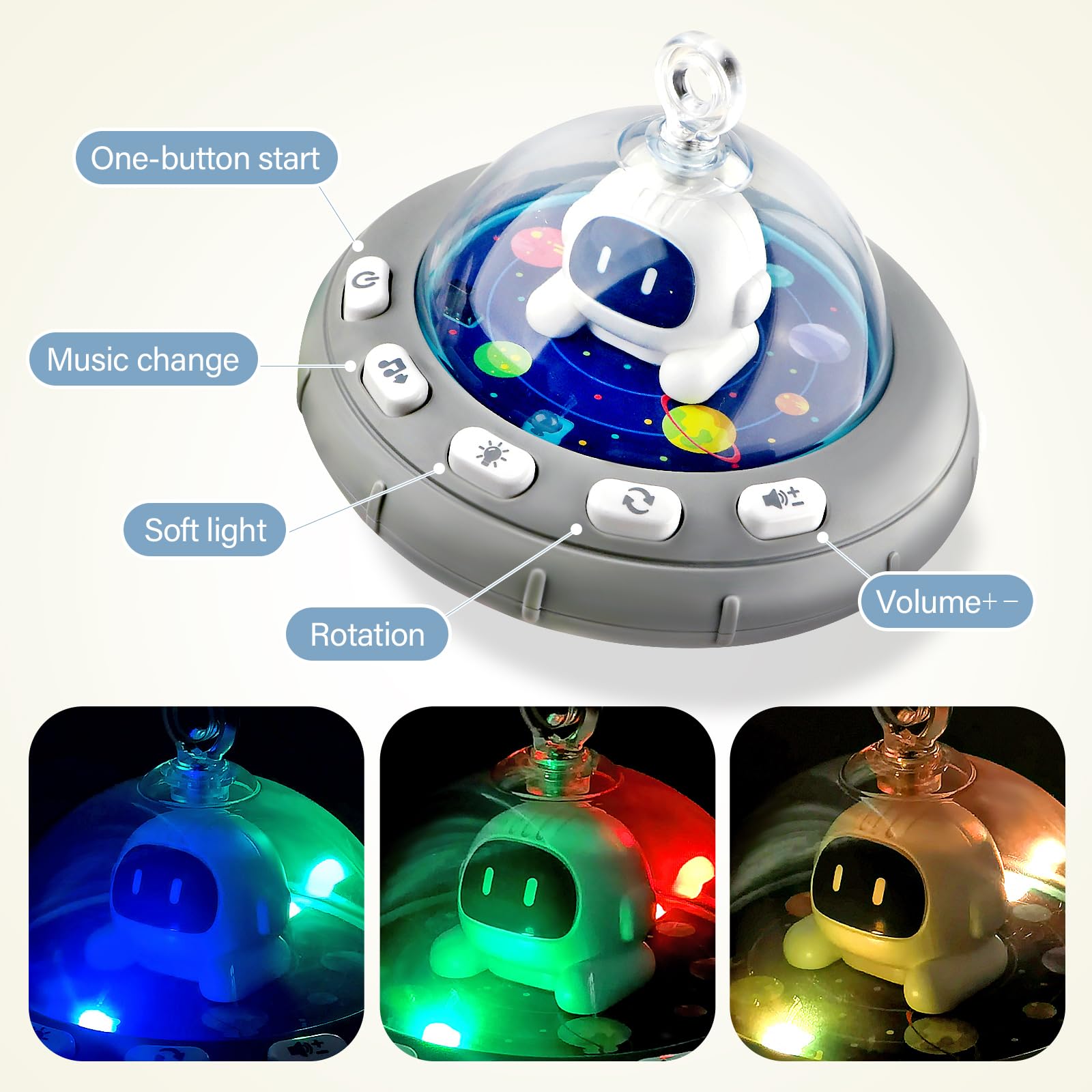 Qesfir arch teether toy offers safe grasping with sensory engagement.