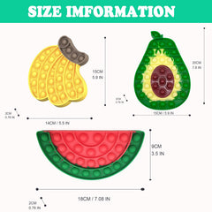 QETRABONE Avocado sensory bubble toy for discreet stress relief