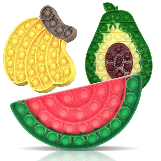 QETRABONE Banana sensory bubble toy for tactile focus and calm