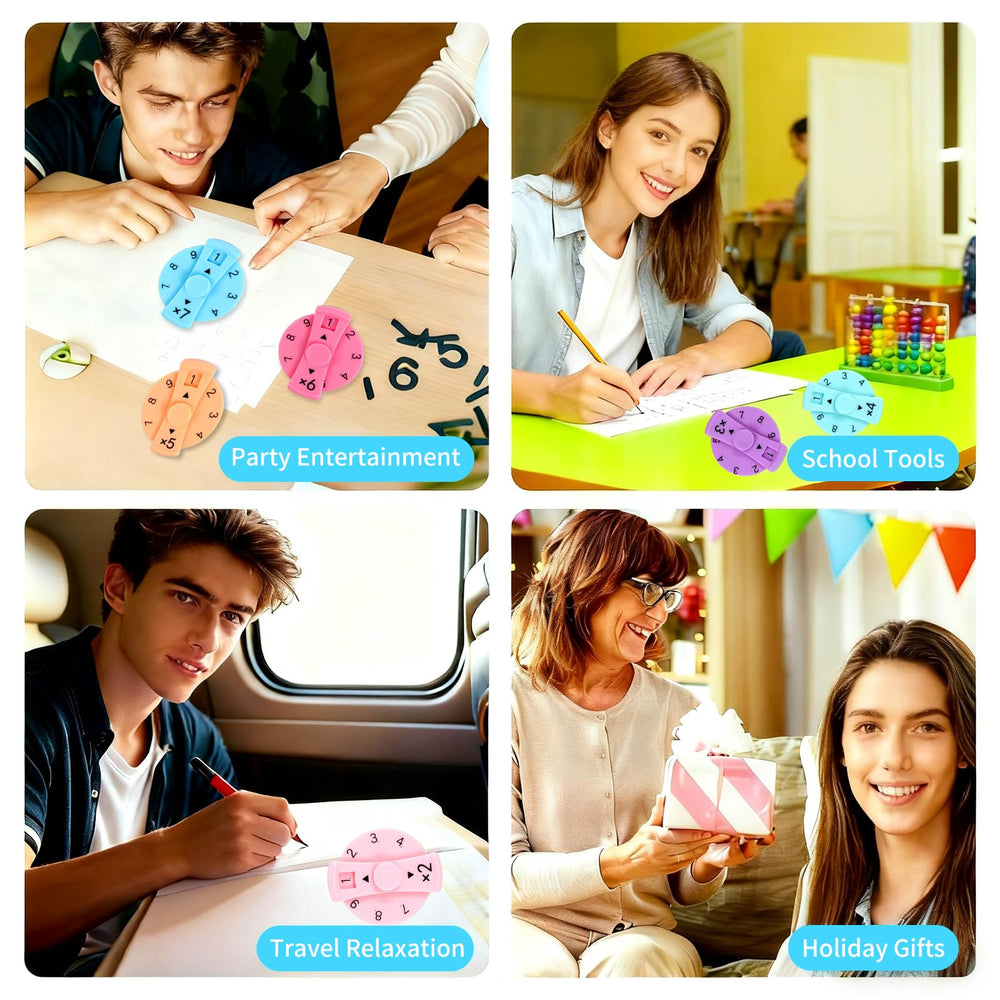 QETRABONE Math Spinner boosts home and classroom practice.