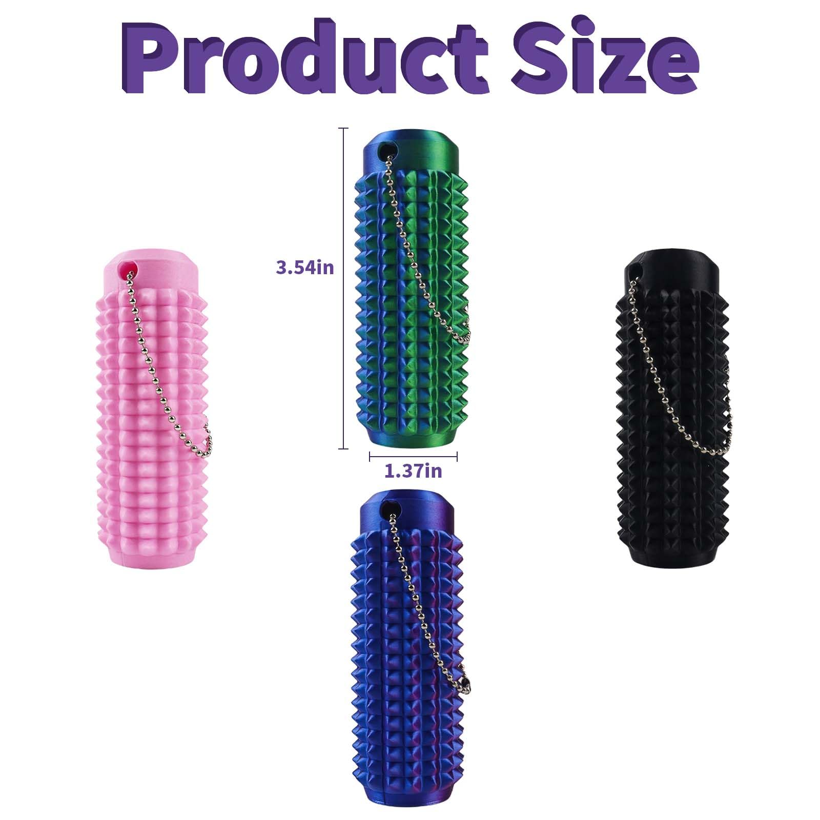 QETRABONE pain stim fidget keychain side hold shows pocket-friendly anxiety relief.