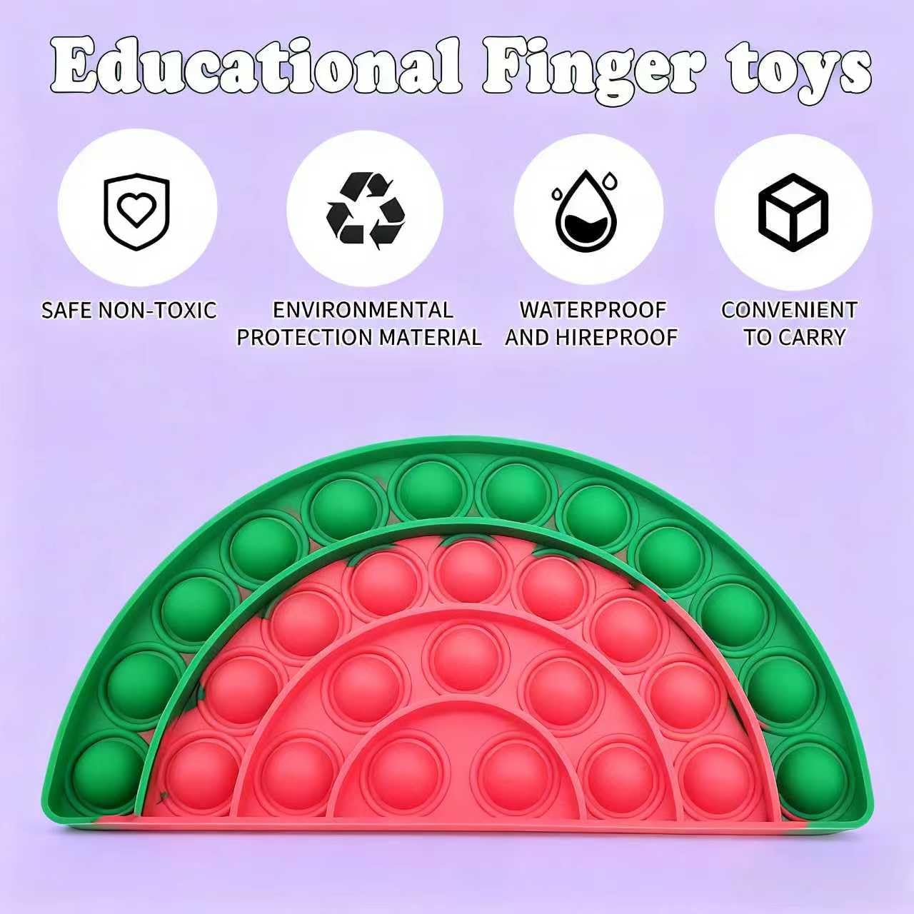QETRABONE Silicone fidget toy for adults with smooth edges