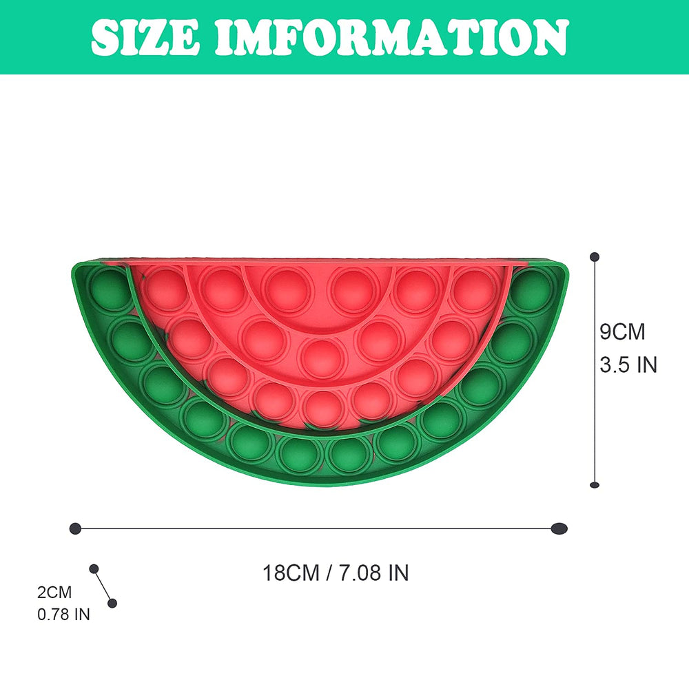 QETRABONE Watermelon sensory bubble toy for soothing sensory play