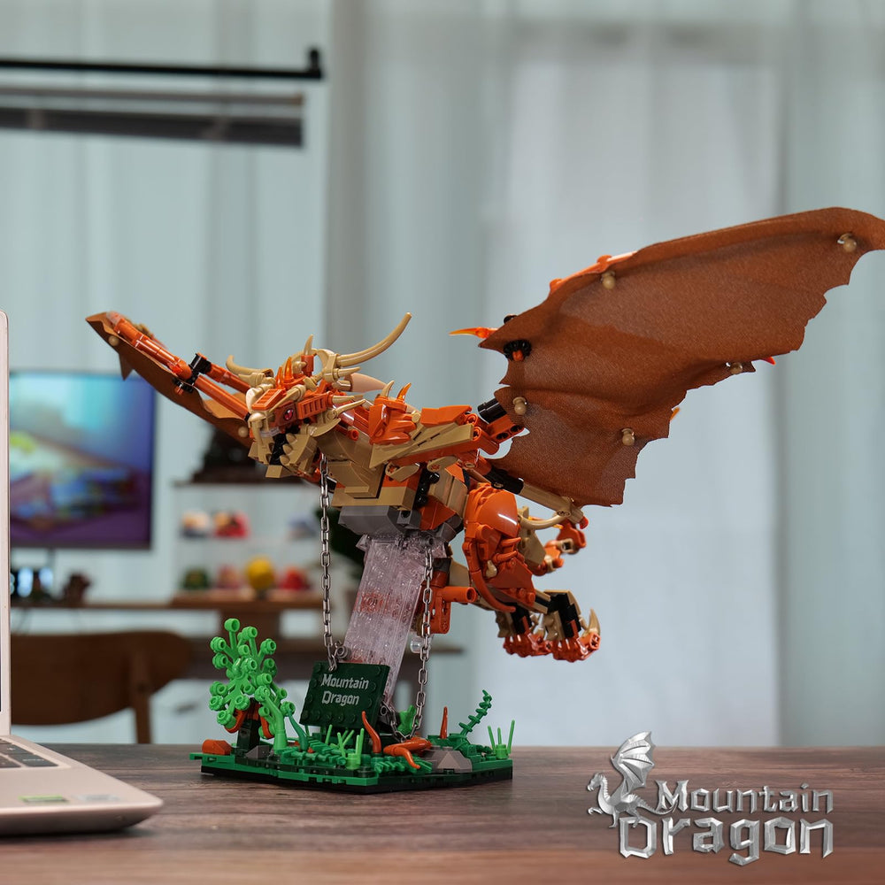 QFJ Dragon set compatible with major brick brands for expansion.