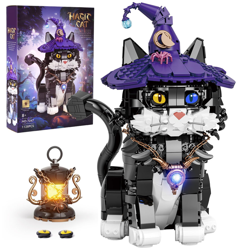 QFJ Ideas Harry magic cat model on display with enchanting charm