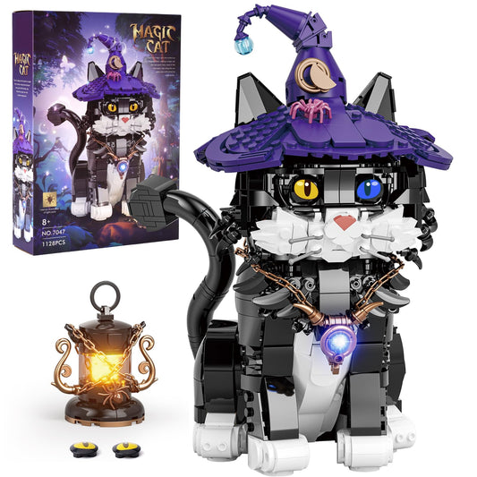 QFJ Ideas Harry magic cat model on display with enchanting charm