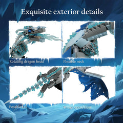 QFJ Ice Dragon on included stand for stable display