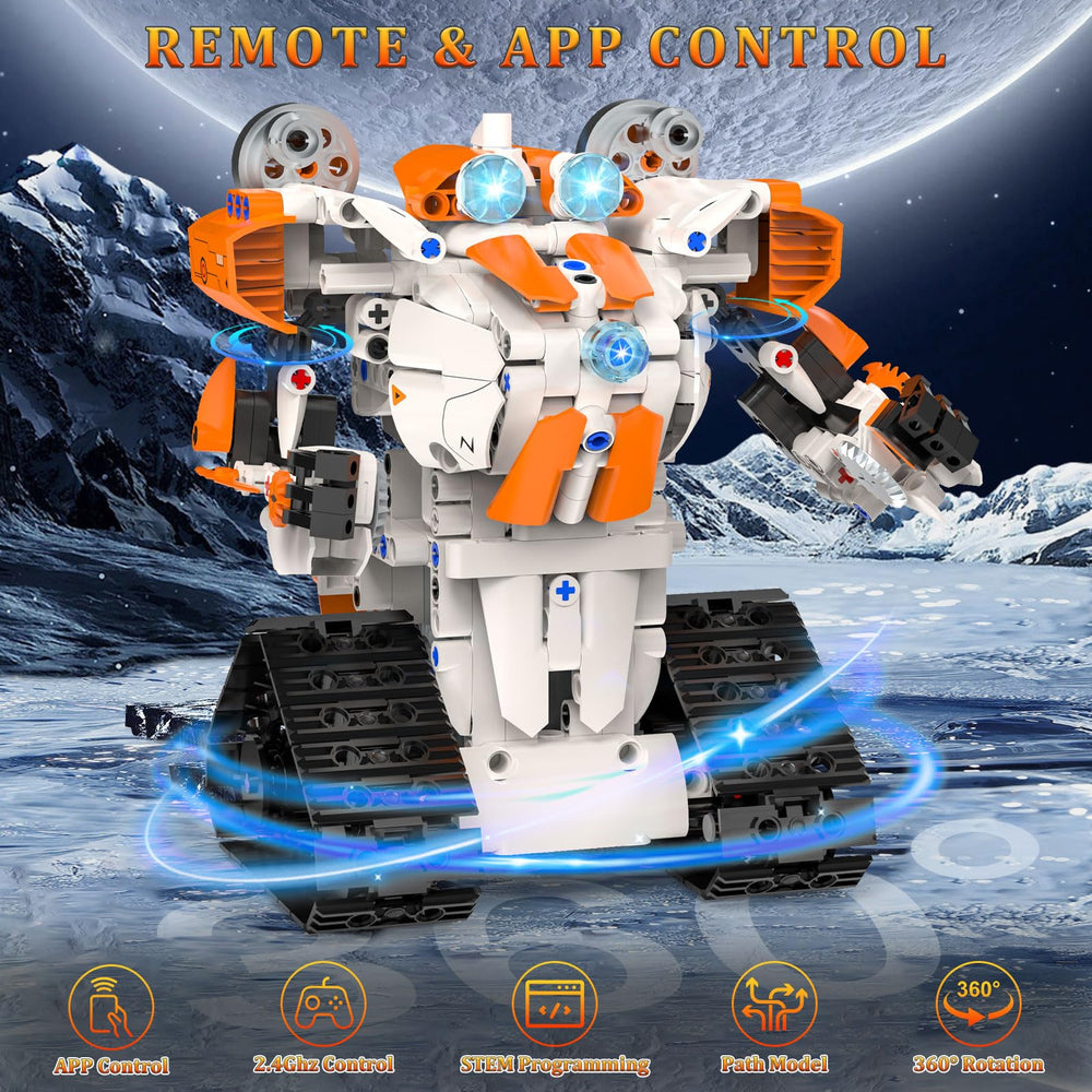 QHECTTY app controlled STEM kit with beginner friendly coding modes.