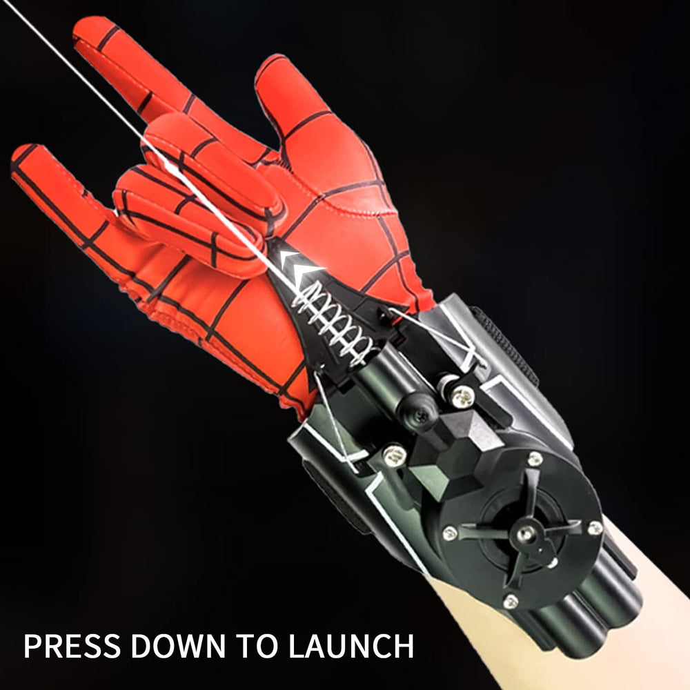 QHJIU Spider Web Shooter side profile showing rugged build for active play.
