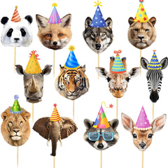 qhqqwzxqc Safari Animals elephant cupcake topper adds vivid color to cupcakes.
