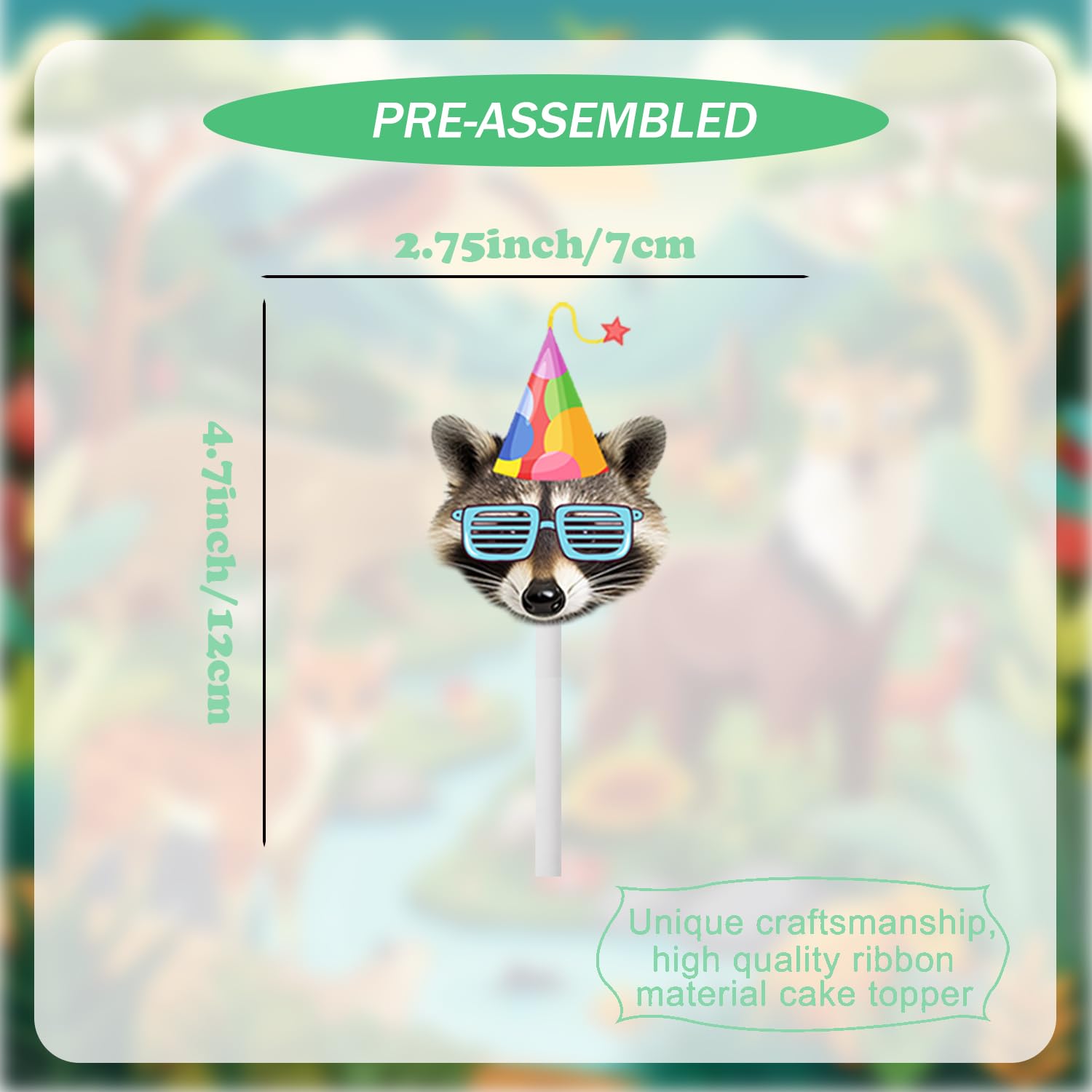 qhqqwzxqc Safari Animals lion cupcake topper creates a bold focal point for treats.