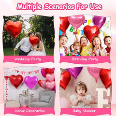 QianYa 18-inch hearts for eye-catching garlands and centerpieces