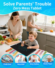 QIAOBUQI reusable whiteboard supports grocery planning and family messages.