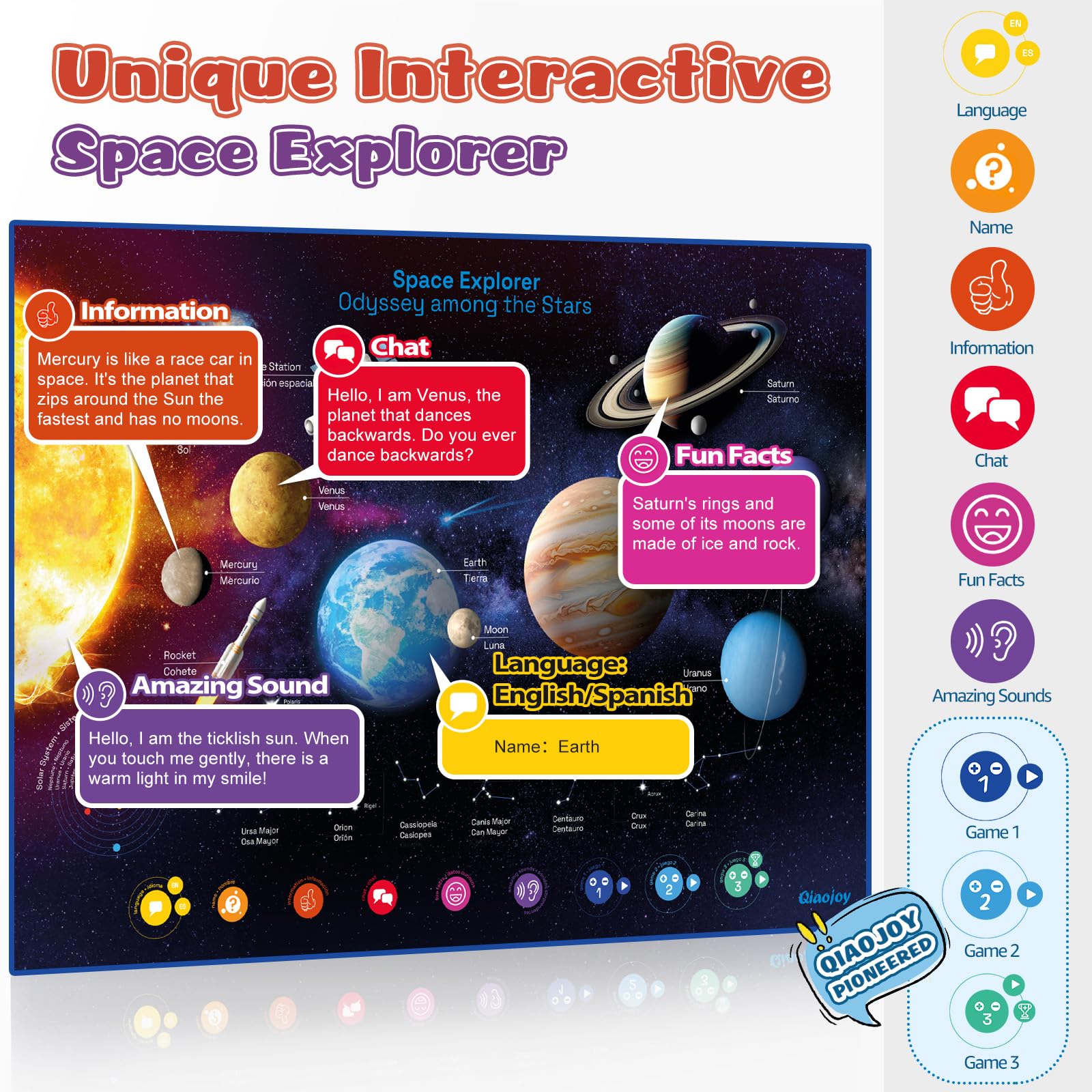 Qiaojoy 17-touchable bodies close-up promotes interactive astronomy