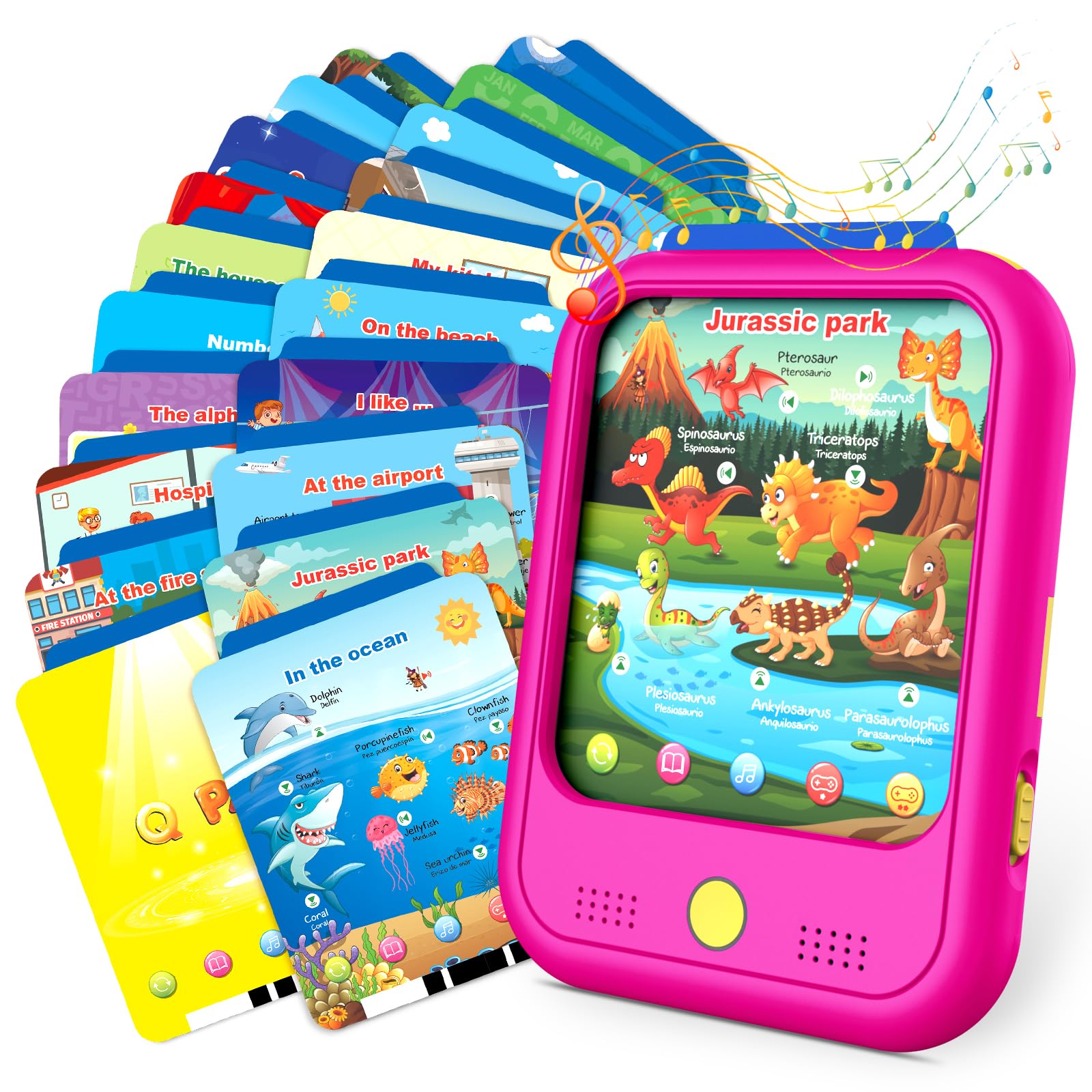 Qiaojoy kids learning tablet in bilingual mode for early language exposure