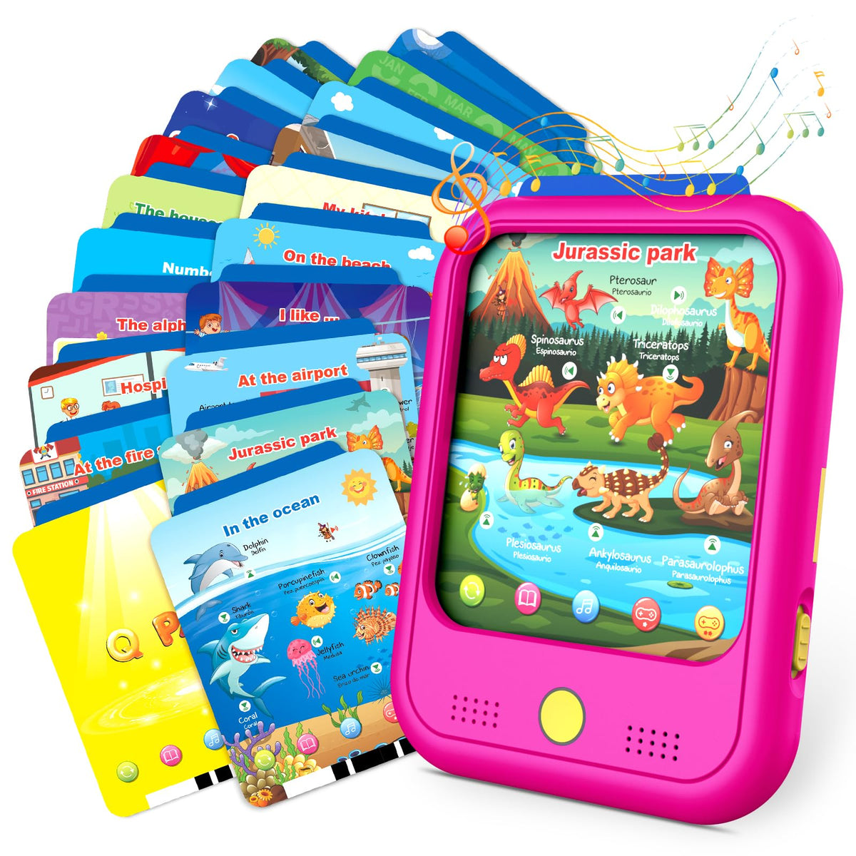 Qiaojoy kids learning tablet in bilingual mode for early language exposure