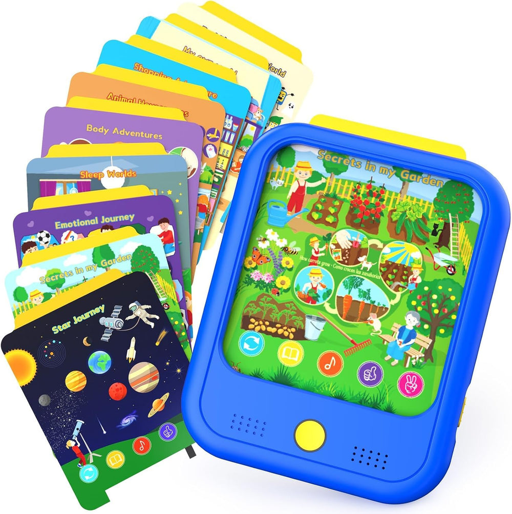 Qiaojoy kids learning tablet front view for engaging early literacy