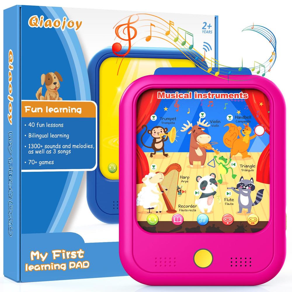 Qiaojoy tablet with interactive cards featuring a talking witch to spark curiosity