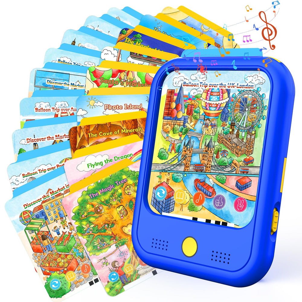 Qiaojoy screen-free learning tablet for focused play and eye safety