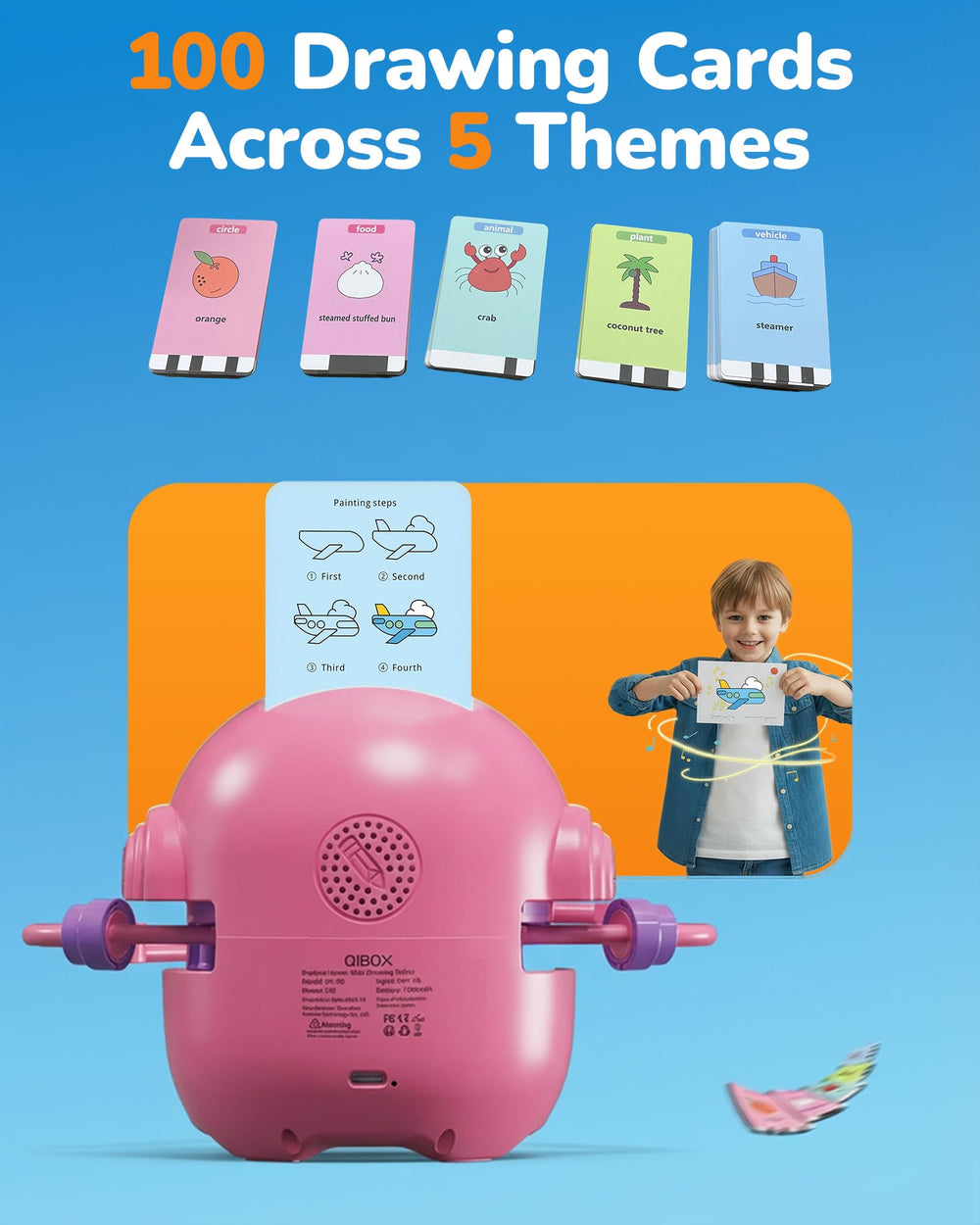 QIBOX uses phonics and songs to support early language play.