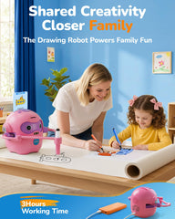 Quiet, calm play with QIBOX robot keeps kids focused during quiet time.