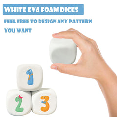 Qidiwin dice pack arranged for educational play and pattern design.