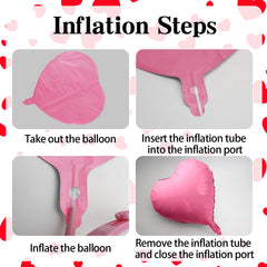 QIHOMPIB durable aluminum foil balloon for long-lasting decor.