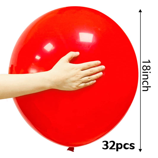 QIKOOLAA red balloons arch, easy centerpiece setup for weddings and birthdays.
