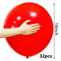 QIKOOLAA red balloons arch, easy centerpiece setup for weddings and birthdays.