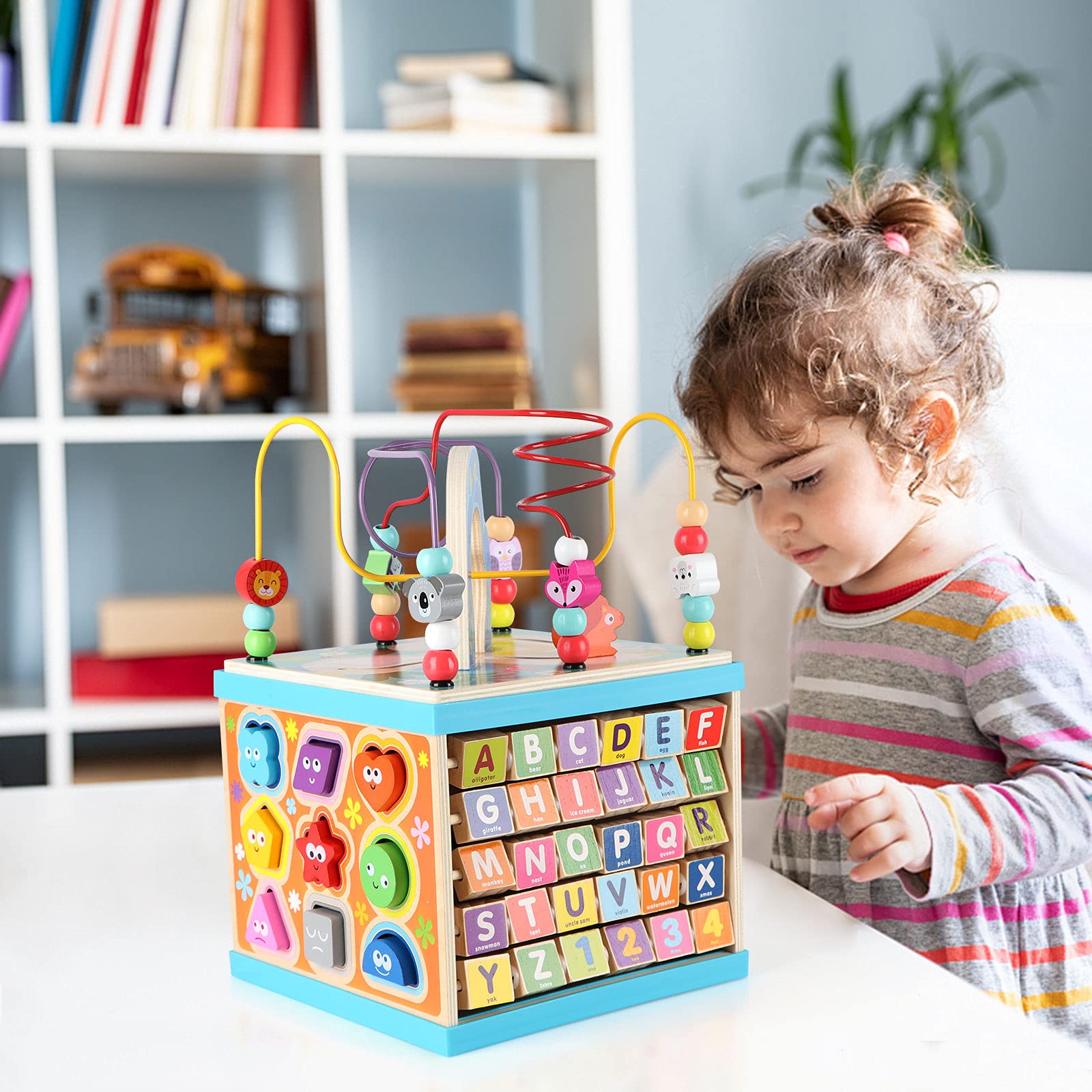Qilay ABC-123 abacus supports early counting and tactile learning