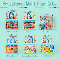 Qilay bead maze promotes hand-eye coordination during play